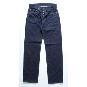 マディソンブルー　デニムパンツ　ストレート　青　S ボタンフライ　セルビッチ　1 児島ジーンズ 15oz セルビッチデニム ストレート ワンウォッシュ