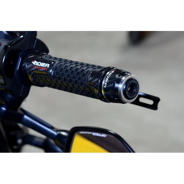 RIDEA リデア ハンドルバーエンド ショートタイプ ハンドル内径13.5-15.5mm用 バーエ...
