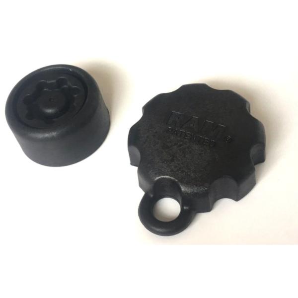 RAM MOUNTS ラムマウント セキュリティノブ 1インチボール用 その他アクションカメラオプシ...