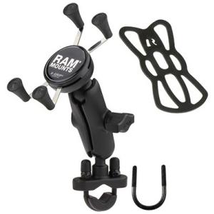 RAM MOUNTS ラムマウント Xグリップ＆U字クランプセット スマートフォンホルダー・スマート...