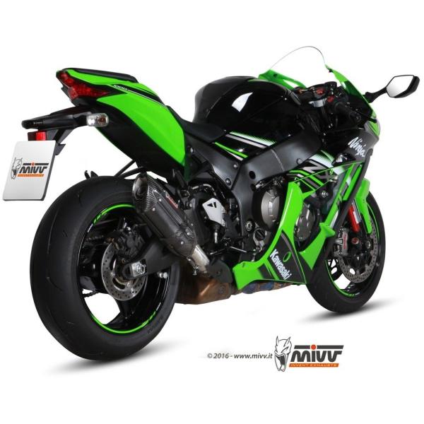 MIVV ミヴ SUONO BLACK スリップオンマフラー ZX-10R KAWASAKI カワサ...