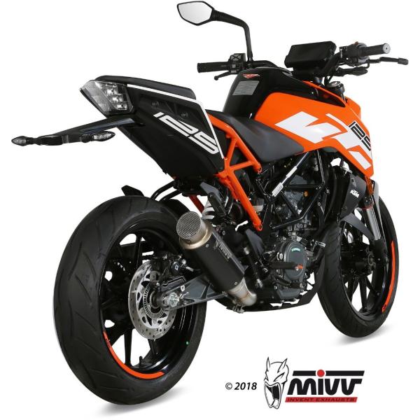 MIVV ミヴ GP PRO BLACK スリップオンマフラー 125DUKE 390DUKE RC...