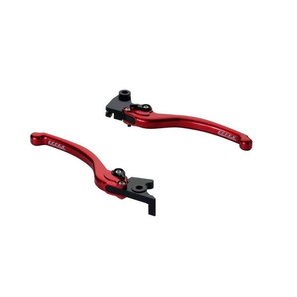 EFFEX エフェックス スムースフィットレバー カラー：レッドアルマイト KAWASAKI カワサ...