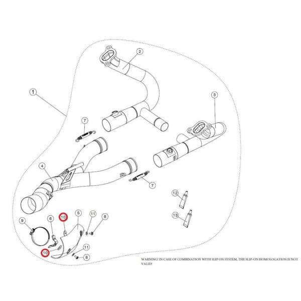 AKRAPOVIC アクラポビッチ 【リペアパーツ】P-DRH1/BAR316 heat resis...