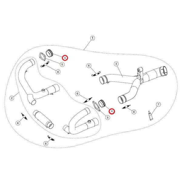 AKRAPOVIC アクラポビッチ 【リペアパーツ】P-F20 flange SS R NINET ...