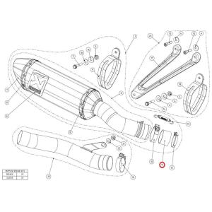 AKRAPOVIC アクラポビッチ マフラー ガスケット ニンジャ1000
