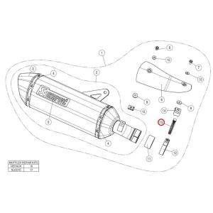AKRAPOVIC（アクラポビッチ） 【リペアパーツ】P-R30 clamp SS