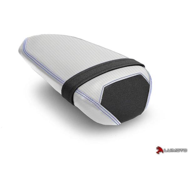LUIMOTO ルイモト リアシートカバー カラー：TEC-GRIP／CFパール／ブルーステッチ G...