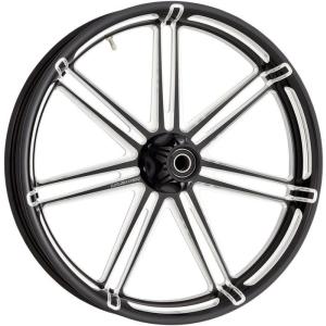 完組ホイール_26×65mm_ドラムブレーキ_ブラック 部品屋K&W KING SPOKE ホイール リムカラー：ブラック／スポーク