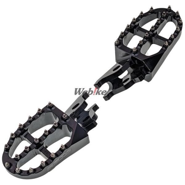 ZETA RACING ジータ レーシング アルミニウムフットペグ カラー：ブラック HONDA ホ...