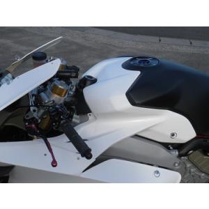 KDCサービス ケイディーシーサービス タンクカバー カラー：白ゲル PANIGALE V4 R V...