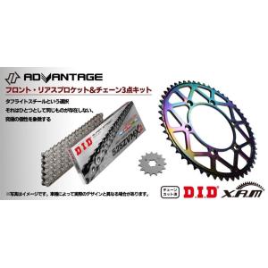 ADVANTAGE アドバンテージ XAM＆DID ドライブチェーン＆前後スプロケットキット(タフラ...