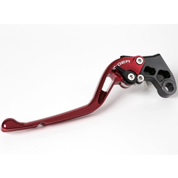 RIDEA リデア アジャストクラッチレバー レバー本体カラー：レッド / アジャストカラー：ゴール...