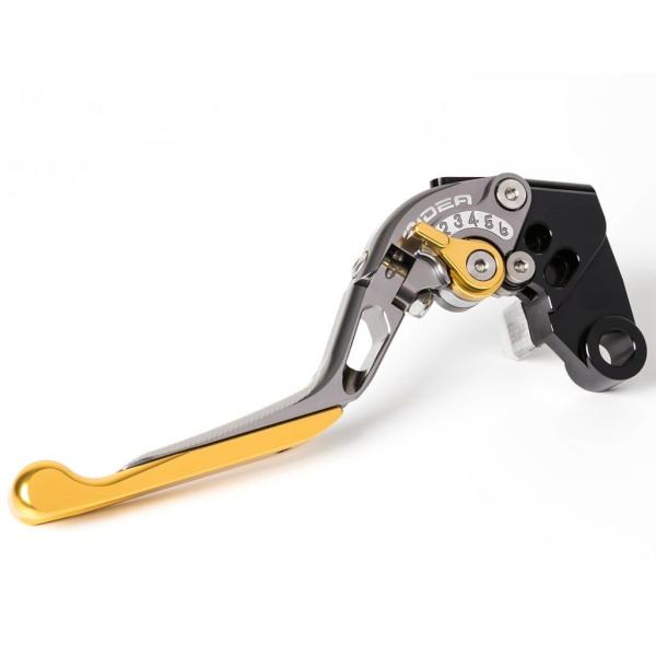 RIDEA リデア 可倒スライド延長式アジャストクラッチレバー アジャストカラー：ブラック / レバ...