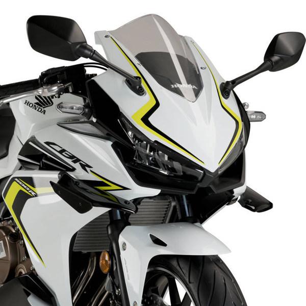 Puig プーチ サイドダウンフォーススポイラー カラー：ブラック CBR400R CBR500R ...