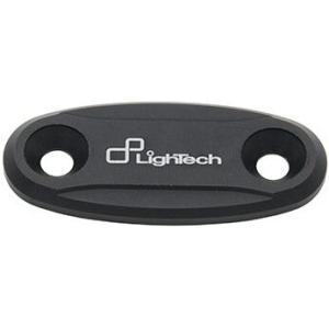 バイク　ミラー　LighTech LighTech（ライテック） ミラー ブラインド プレート カラー：ブラック
