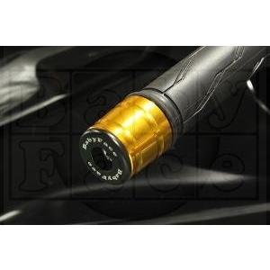 BABYFACE ベビーフェイス ハンドルバーエンド ロング カラー：ゴールド KAWASAKI カ...