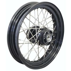 部品屋K&W キングスポーク ホイール クローム/クローム18×5.5J HARLEY