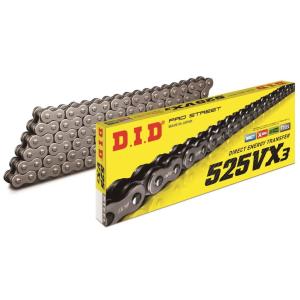 DID ダイドー VXシリーズチェーン 525VX3 スチール 【カシメ(ZJ)ジョイント付属】 リ...