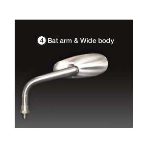 CRAFTMAN クラフトマン モーフィングミラー バットアーム・ワイド(ポリッシュ)1本 左 / ...