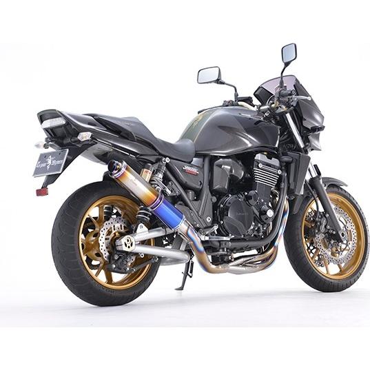 r’s gear アールズギア ワイバンクラシックR シングル マフラー カラー：チタンドラッグブル...