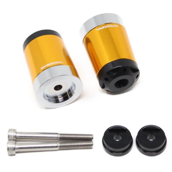 SPEEDRA スピードラ ヘビーウェイトハンドルバーエンドスライダー カラー：ゴールド MT-03...