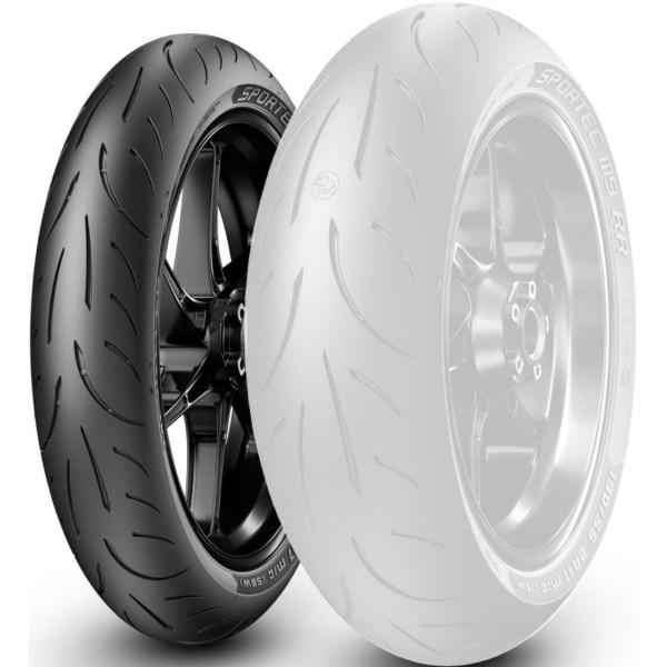 METZELER メッツラー SPORTEC M9 RR 【120/70ZR17M/C (58W) ...