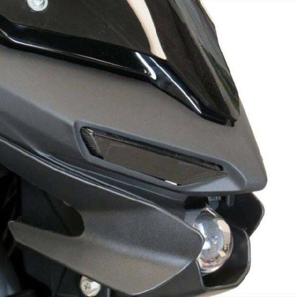 POWERBRONZE ヘッドライトレンズシールド カラー：ダークスモーク MT-03 MT-25 ...