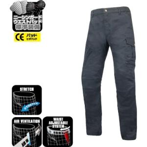 ★値下げ★美品★POWERAGE パワーエイジ パット入 ブラックジーンズ 36 POWERAGE パワーエイジ デニムパンツ ブラック系 36 バイク