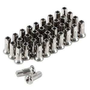自転車用 黒 ニップル 2個セット Z-WHEEL ズィーウィール ニップルセット サイズ：直径：5.8mm