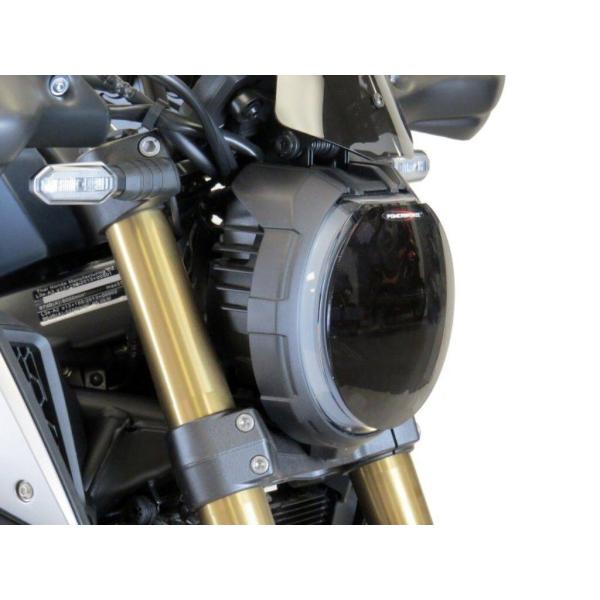 POWERBRONZE ヘッドライトレンズシールド カラー：ブラック CB650R HONDA ホン...