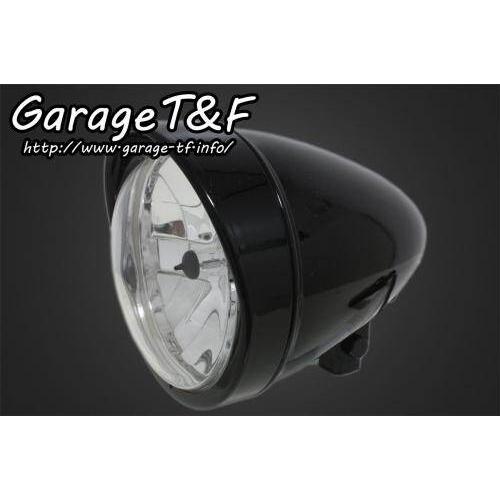 Garage T&amp;F ガレージ 5.75インチロケットライト 仕上げ：ブラック仕上げ ヘッドライト ...