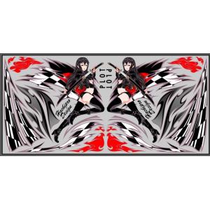 PLOT プロト デカール 刀ガール サイズ：M(450mm×215mm) ステッカー・デカール 外...