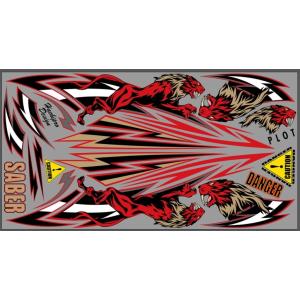 PLOT プロト デカール SABER サイズ：M(450mm×240mm) ステッカー・デカール ...