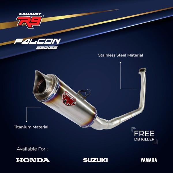 R9 Exhaust アールナインエキゾースト Falcon フルエキゾースト YZF-R15 YA...