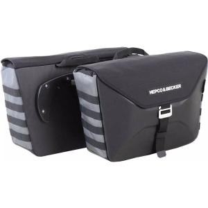 ヘプコアンドベッカー　サイドバッグ ストリート C-Bowサイドキャリア用 左右セット ブラック　640602-0001 HEPCO&BECKER（ヘプコアンドベッカー） サイドバッグ ストリート C-Bow