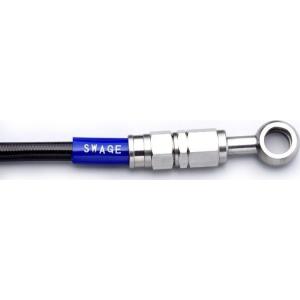 SWAGE-LINE スウェッジライン フロント ブレーキホースキット フィッティングカラー：ステン...