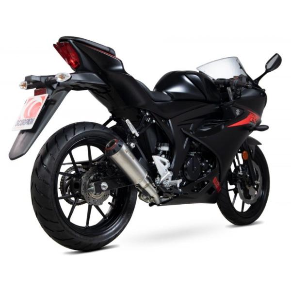 SCORPION スコーピオン レッドパワー フルエキゾーストマフラー GSX-R 125 GSX-...