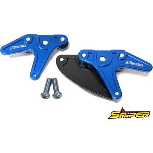 SNIPER スナイパー レーシングスタンドフック スプロケットガード付 タイプB カラー：ブルー ...