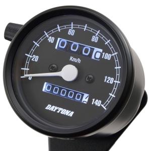 廃盤DAYTONAタコメーター機械式60mmブラック黒SR400等に