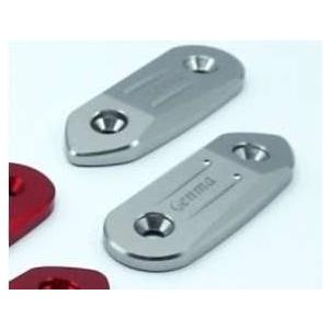 Fakie ファーキー Mirror hole cap [ミラーホールキャップ] カラー：チタニウム...