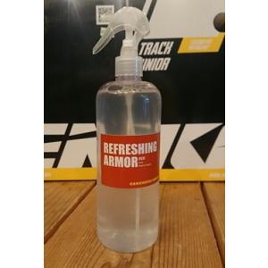 REFRESHING ARMOR REFRESHING ARMOR:リフレッシングアーマー 【防具専用持続性除菌消臭剤】リフレッシングアーマーRED(赤) レギュラーボトル(500cc)｜webike