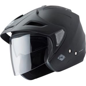 HC1031N ZONE PRO モノブラック HEBO エボ トライアルヘルメット MFJ