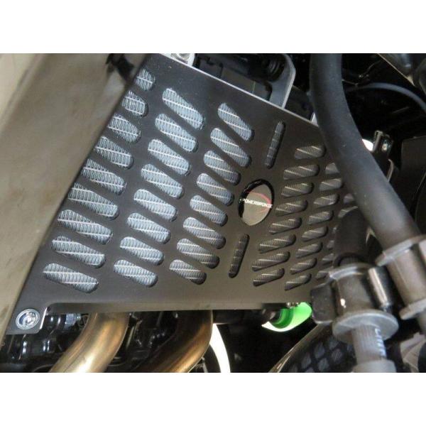 POWERBRONZE ラジエターカバー カラー：ライムグリーン Ninja650 Z650 Z65...