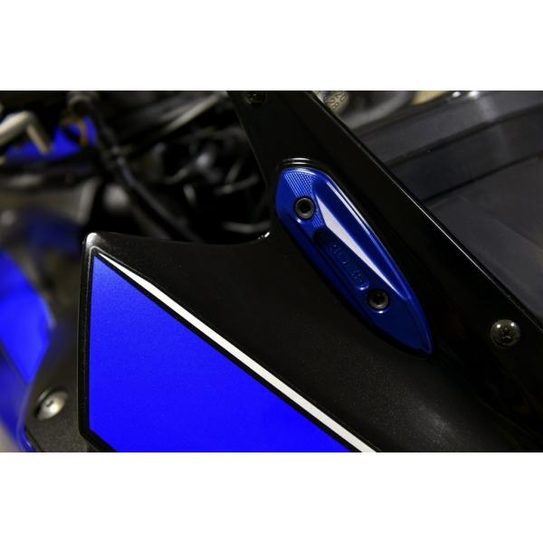 RIDEA RIDEA:リデア ミラーホールカバー カラー：ゴールド YZF-R25 YZF-R3 ...