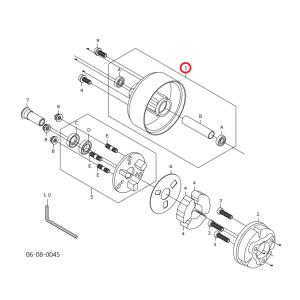 モンキー武川リアドラムハブキット(ダンパー付き) SPECIAL PARTS TAKEGAWA / リアドラムダンパーハブキット