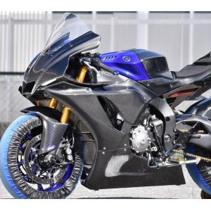 YAMAHA YZF-R1 07-08年 カーボンフレームカバー 左右セット : 輸入