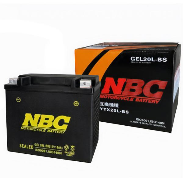 NBC エヌビーシー GELバッテリー【20L-BS】 鉛系バッテリー バッテリー関連