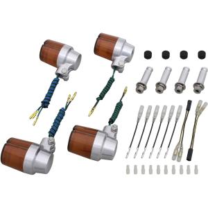 スーパーバイクタイプウインカーセット バフボディ/オレンジレンズ