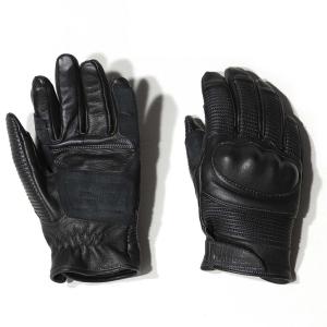 カドヤ　HAMMER ブラック レザー グローブ カドヤ（KADOYA） ハンマーグローブ(A) HAMMER GLOVE アルミ合金